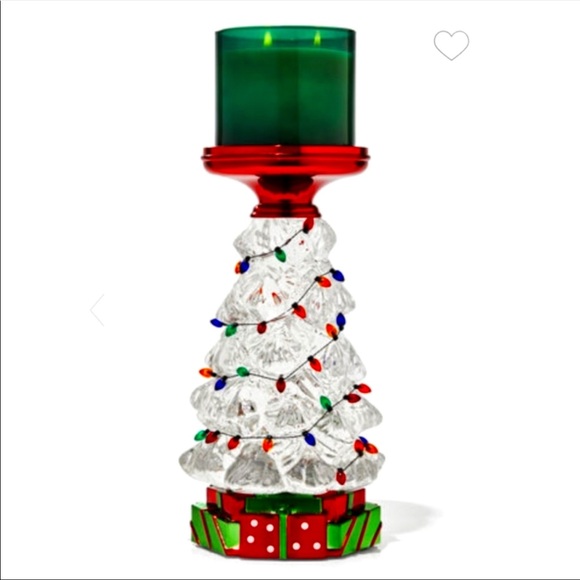 Bath & Body Works Holiday Bath And Body Works Water Globe Christmas Tree Pedestal 3wick